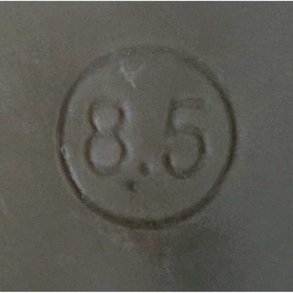 Blue Square Toe Ballet Flats‎ Bow Faux Suede Women 8.5 Minimalist Preppy Office - Picture 9 of 9